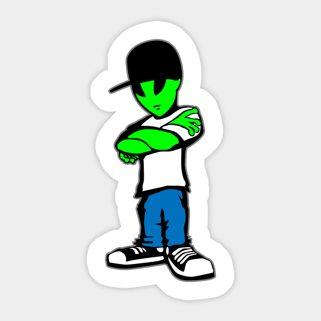 Alien Sticker by hobrath